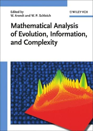 Tapa de Mathematical analysis of evolution, information, and complexity