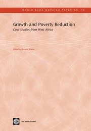Tapa de Growth and poverty reduction