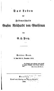 Tapa de Das Leben des Feldmarschalls Grafen Neithardt