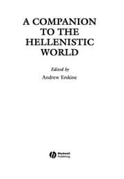 Tapa de A companion to the Hellenistic world