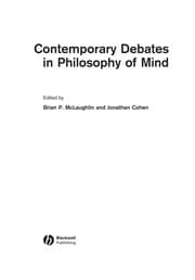Tapa de Contemporary debates in philosophy of mind