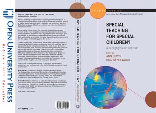 Tapa de Special teaching for special children