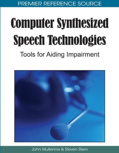 Tapa de Computer synthesized speech technologies