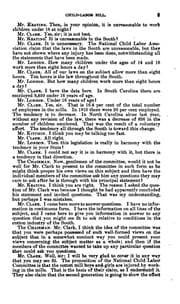 Tapa de Child Labor Bill: Hearings...on H.R. 8234...Jan. 10, 11, and 12, 1916
