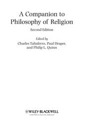 Tapa de A companion to philosophy of religion
