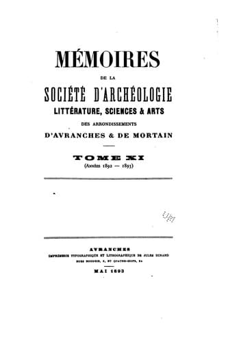 Tapa de Mémoires.