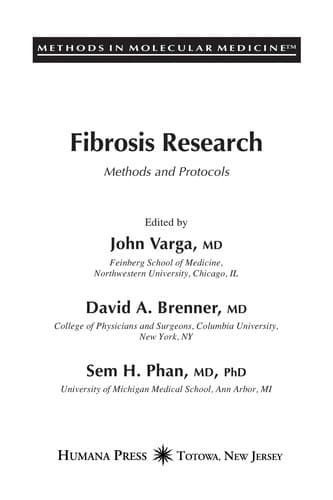 Tapa de Fibrosis research