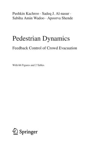 Tapa de Pedestrian dynamics