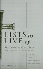 Tapa de Lists to Live By: The Christian Collection: For Everything That Really Matters