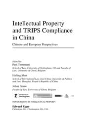 Tapa de Intellectual property and TRIPS compliance in China