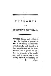 Tapa de Thoughts on Executive Justice: With Respect to Our Criminal Laws, Particularly on the Circuits ...