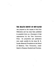 Tapa de Health survey of New Haven