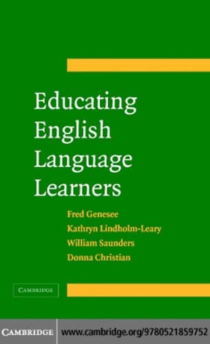Tapa de Educating English language learners