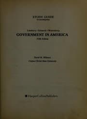 Tapa de Government in America 5th Edition Study Guide