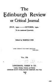 Tapa de The Edinburgh Review: Or Critical Journal
