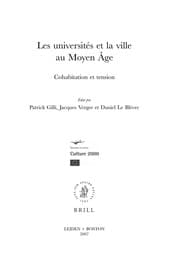 Tapa de Les universités et la ville au moyen âge