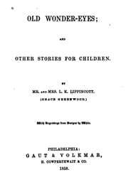 Tapa de Old Wonder-eyes; and Other Stories for Children