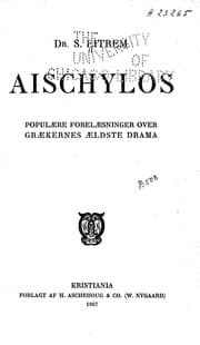 Tapa de Aischylus