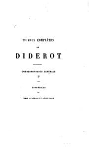 Tapa de Oeuvres complètes de Diderot: comprenant tout ce qui a été publié à diverses époques et les tous ...
