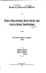 Tapa de Report of Legislative Committee on State Educational, Benevolent and ...