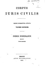 Tapa de Corpus iuris civilis