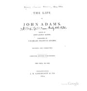 Tapa de The Life of John Adams.