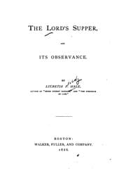 Tapa de The Lords̓ Supper: And Its Observance