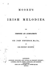 Tapa de Moore's Irish Melodies: With Symphonies and Accompaniments