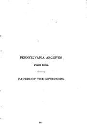 Tapa de Pennsylvania Archives