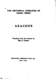 Tapa de Romances ( Arachne / The Story of My Life )