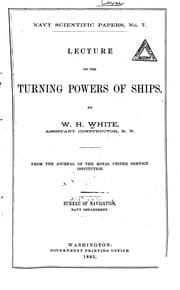 Tapa de Lecture on the turning powers of ships