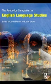 Tapa de The routledge companion to English language studies