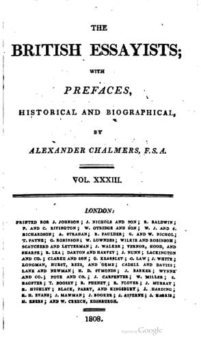 Tapa de The British essayists