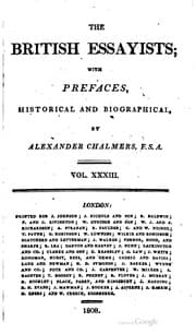 Tapa de The British essayists