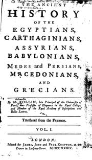 Tapa de The Ancient History of the Egyptians, Carthaginians, Assyrians, Babylonians ...