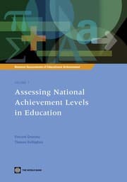 Tapa de Assessing national achievement levels in education
