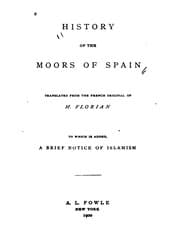 Tapa de History of the Moors of Spain