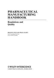 Tapa de Pharmaceutical manufacturing handbook