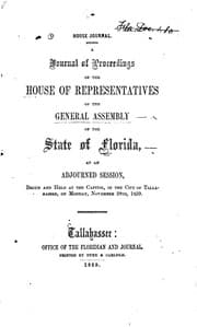 Tapa de A Journal of the Proceedings of the House of Representatives of the ...