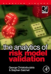 Tapa de The analytics of risk model validation