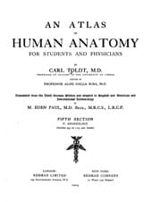 Tapa de An Atlas of Human Anatomy for Students and Physicians