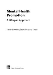 Tapa de Mental health promotion