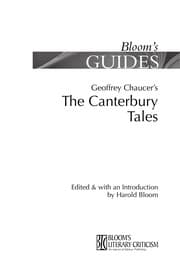 Tapa de Geoffrey Chaucer's The Canterbury tales