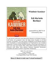 Tapa de Ich bin kein Berliner