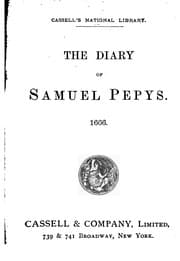 Tapa de The diary of Samuel Pepys, 1666