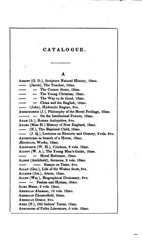 Tapa de Catalogue