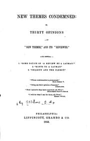 Tapa de New Themes Condemned: Or, Thirty Opinions Upon "New Themes" and Its ...