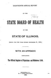 Tapa de Annual Report of the Illinois State Board of Health