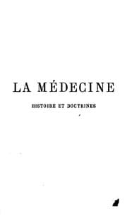 Tapa de La médecine, histoire et doctrines