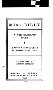 Tapa de Miss Billy: A Neighborhood Story